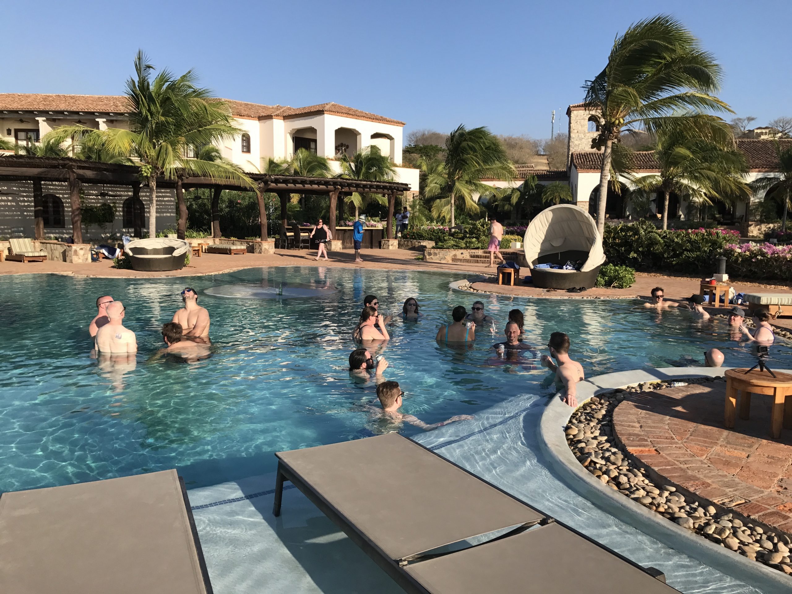Poolside at Rancho Santana