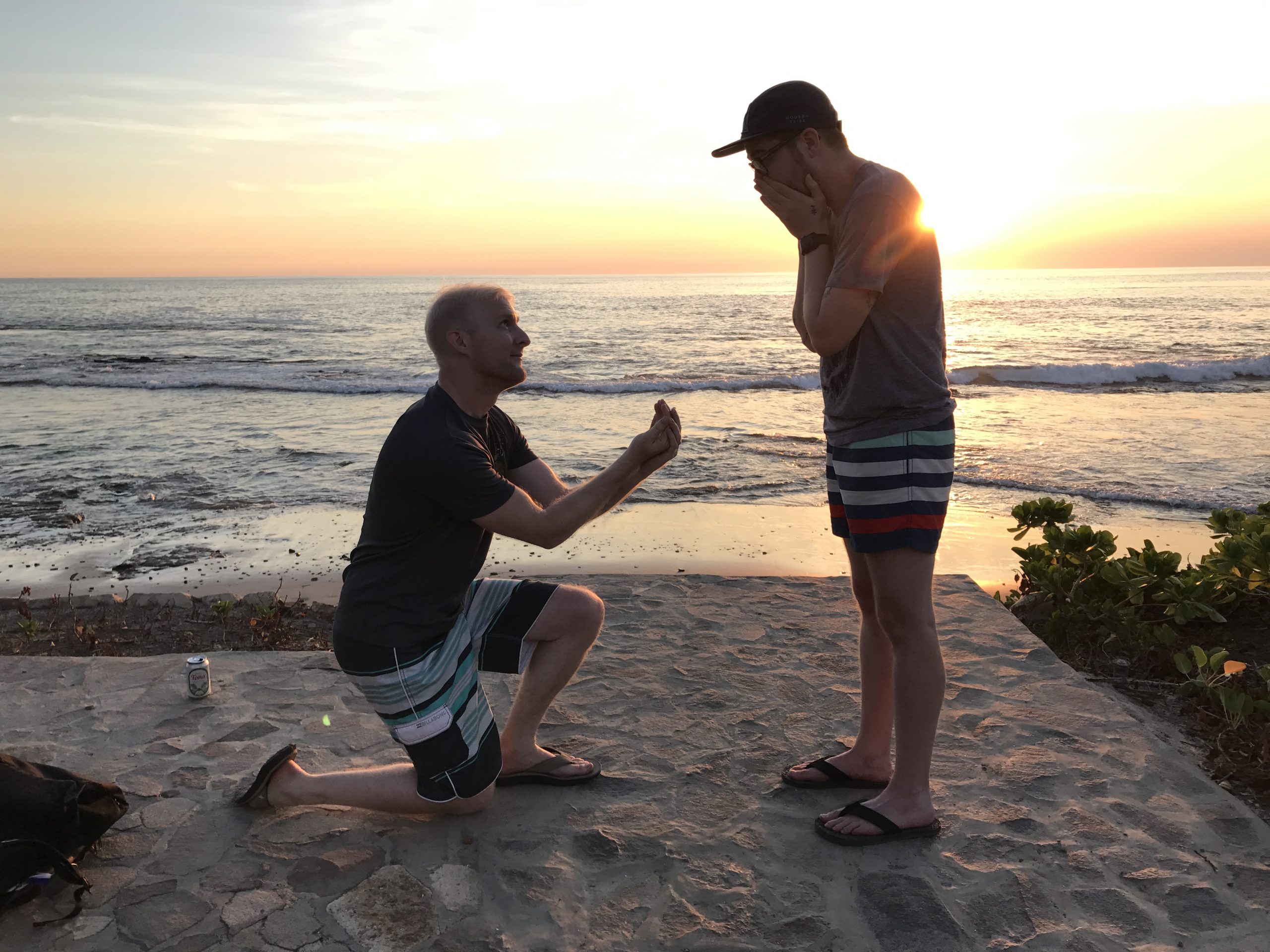 Geoff Graham presenting Kyle Unzicker with a tribute