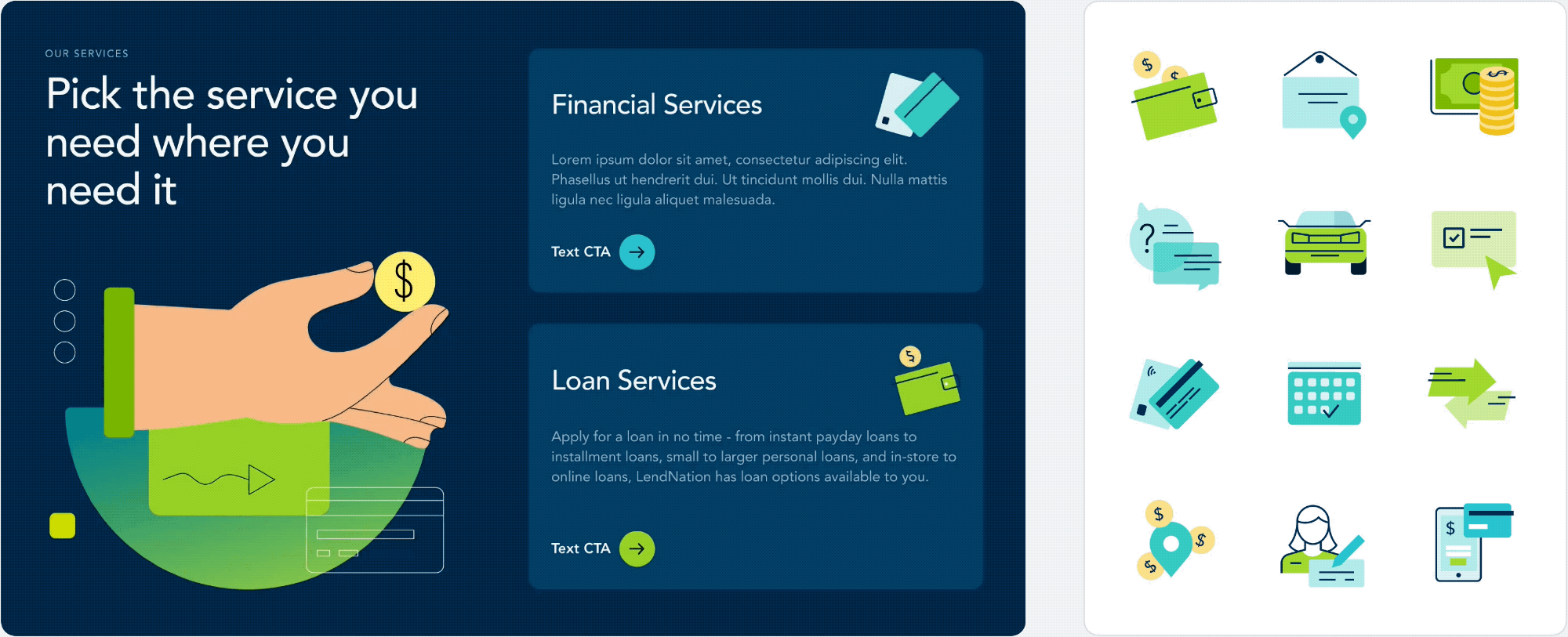 LendNation – switching themes and custom icons