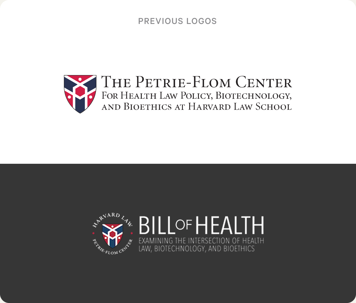 Harvard Law Petrie-Flom Center – Logos – Before