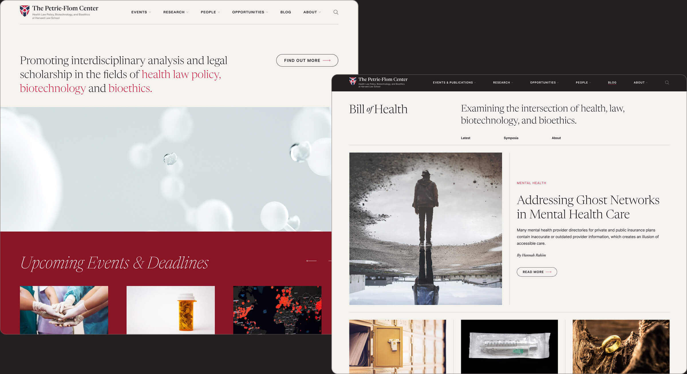 Harvard Law Petrie-Flom Center – Page and Blog – full